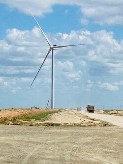 В Черноярском районе Астраханской области завершен монтаж 17 ветроэнергетических установок  