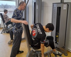 В енотаевском ФОКе прошло тренировочное занятие для членов клуба «Ракетка»