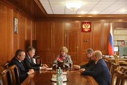 Игорь Бабушкин провёл встречу с Председателем Совета Федерации Валентиной Матвиенко
