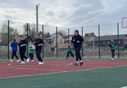 В новом парке села Енотаевки проходят спортивные мероприятия