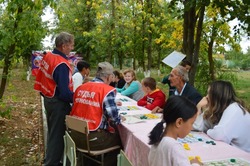 В селе Енотаевка прошел юбилейный турнир по семейным шашкам 