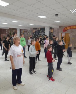 В селе Енотаевка прошел час здоровья для взрослых и детей